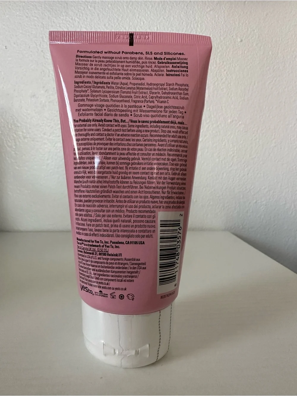 Yes To Watermelon Daily Facial Scrub 118ml New Sealed